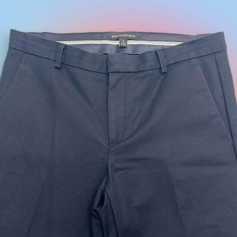 BANANA REPUBLIC Women’s 6 Stretch Black Ankle Pant
